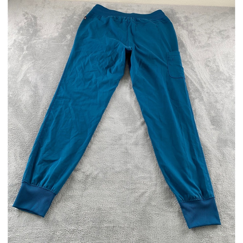Greys Anatomy Spandex Stretch Scrub Pants Teal Blue Jogger GRSP537T Womens MT - Picture 12 of 13